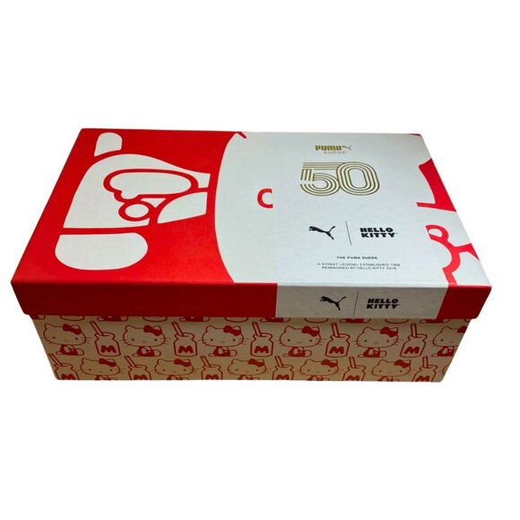 Puma Suede Classic x Hello Kitty 50th Anniversary Sneakers — Women's 9 - Picture 3 of 15